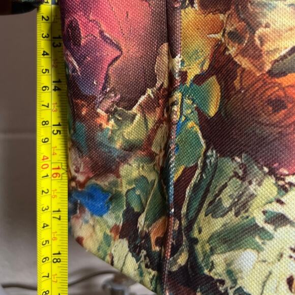 1960's John Abbott Floral AOP Pullover Women's Sweater Long Sleeve - Picture 5 of 6